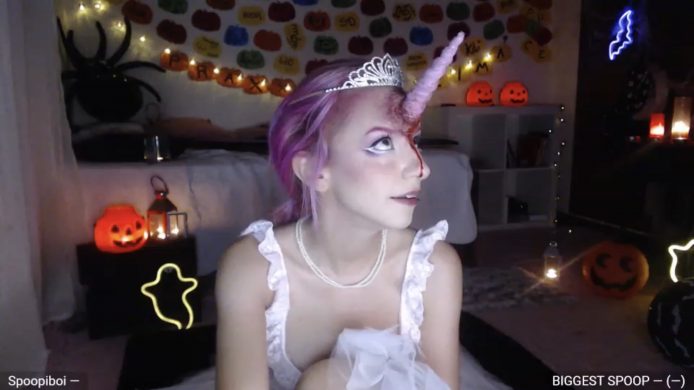 SpoopyBish Is Seemingly Turning Into A Unicorn On Cam