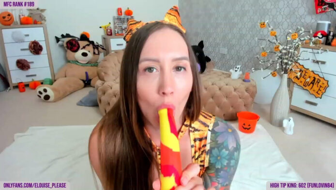 ElouisePlease's Tiger-rific Toy Tease
