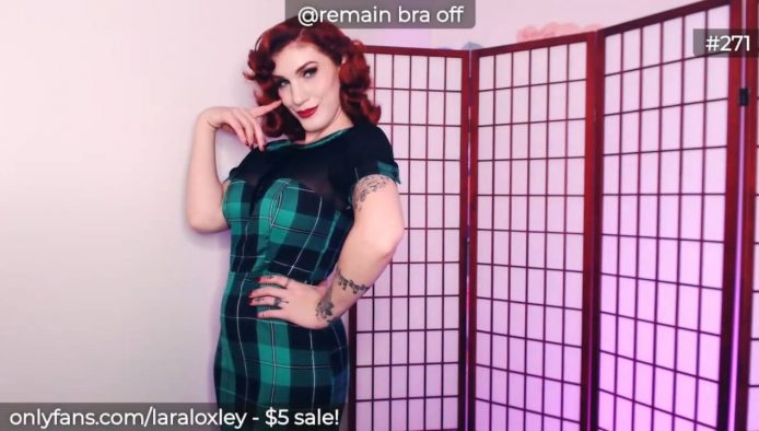 LaraLoxley Serves Vintage Style And Some Sexy Treats