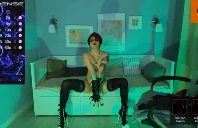 CharlieCharns Puts On A Colorful Dance Performance In High Heels