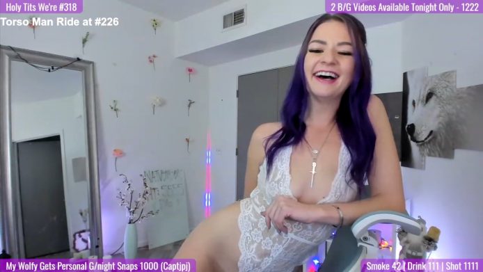 Natalia_Rae Gets A Good Buzz From Her Toys