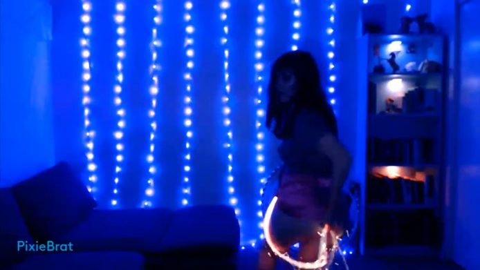 PixieBrat's Stunning Light Up Dance Show