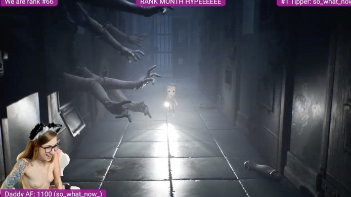 TheSharkQueen Gets A Fright In Little Nightmares