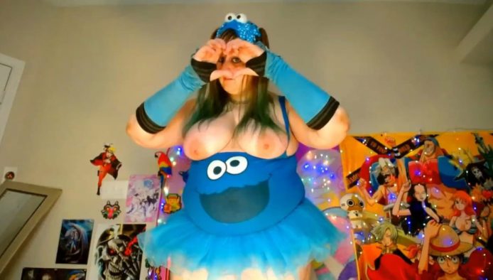 Babyzelda's Sweet And Sexy Cookie Monster Show