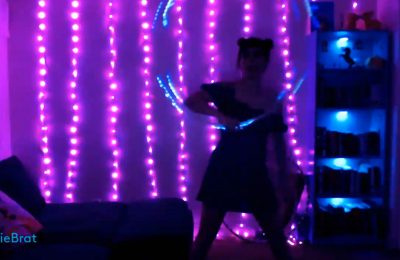 PixieBrat's Glowing Hula Hoop Show