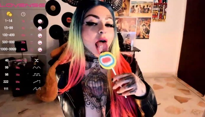 AbbyPink Tastes More Than Just Her Lollipop