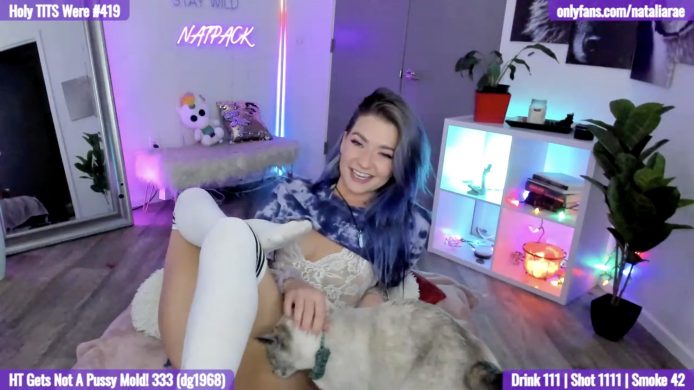 Natalia_Rae's Chill Night Is Interrupted By Tazzy
