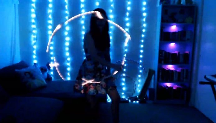 PixieBrat's Glowing Hula Hoop Extravaganza