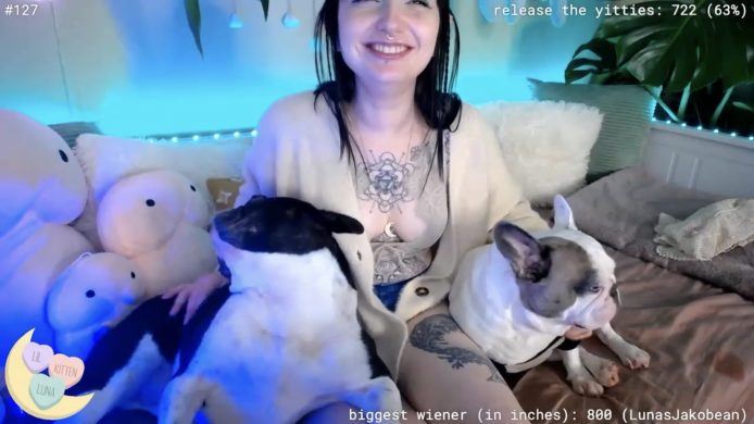 LilSpoopyLuna Is Doing A Wholesome With Two Fur Babies