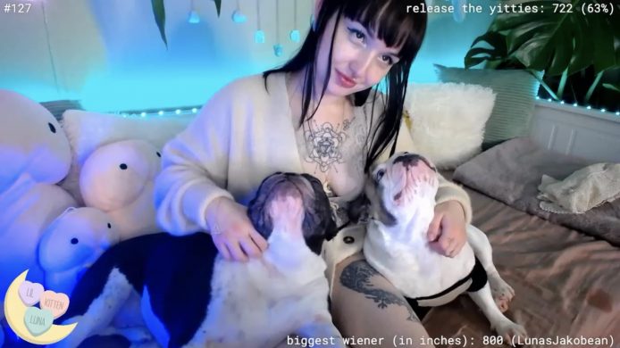 LilSpoopyLuna Is Doing A Wholesome With Two Fur Babies