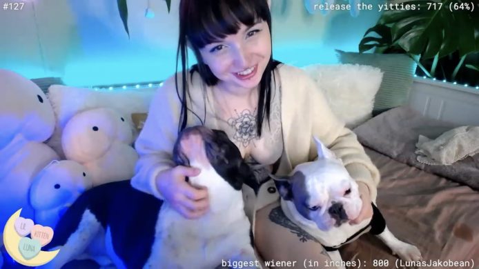 LilSpoopyLuna Is Doing A Wholesome With Two Fur Babies