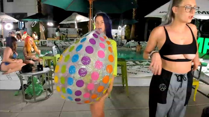 Natalia_Rae Plays With Her Big Ball At MFC Social