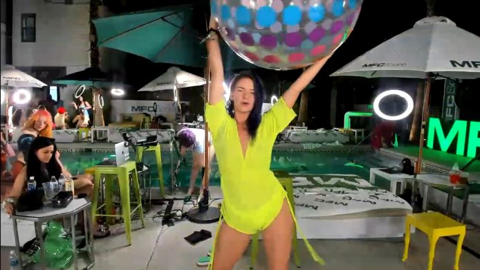 Natalia_Rae Plays With Her Big Ball At MFC Social