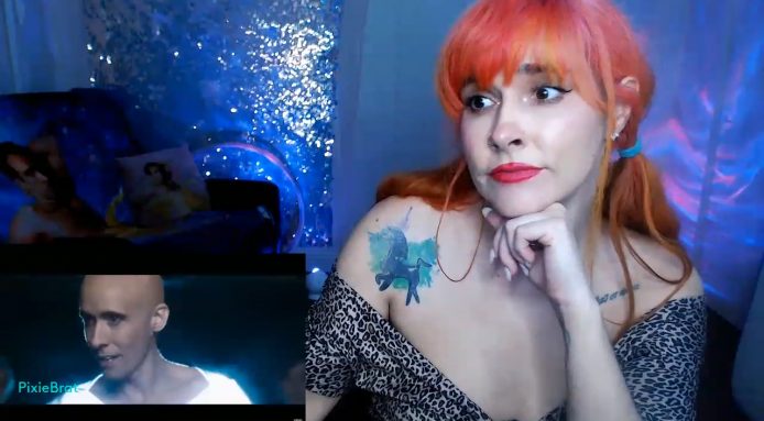 PixieBrat Does The Skibidi While Watching Some Of The Best Music Video Ever