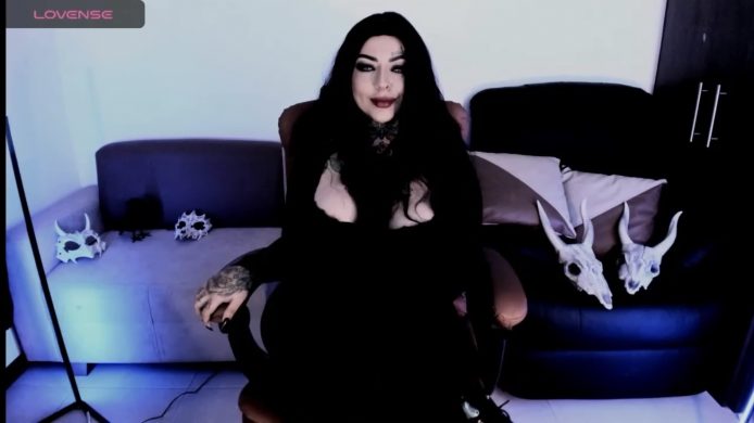 AbbyPink Has Goth A Tease Coming
