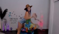 Natalia_Rae Rides Her Brave Steed Into A Party
