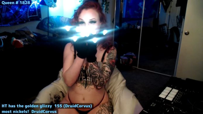 LilithMoon_ Lights Up The Room With Her Fingers