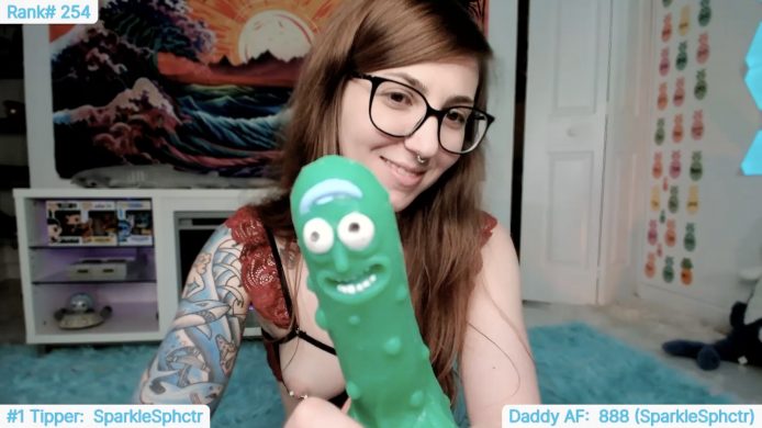 TheSharkQueen Has A Pickle Rick And She’s Not Afraid To Use It