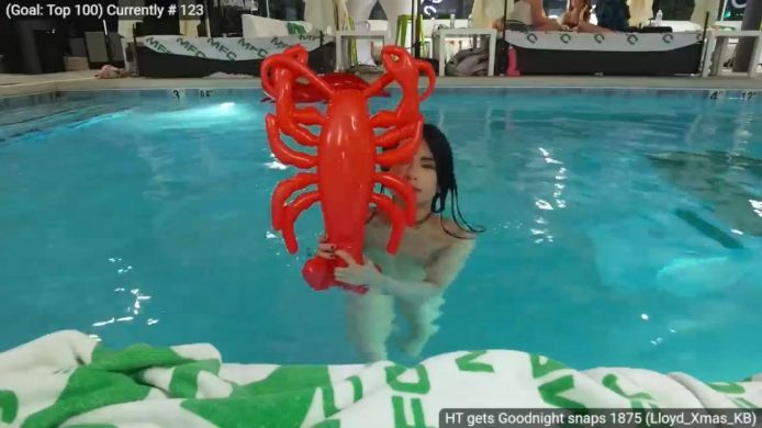 MollyMayhem Jumps Into The Pool At MFC Social