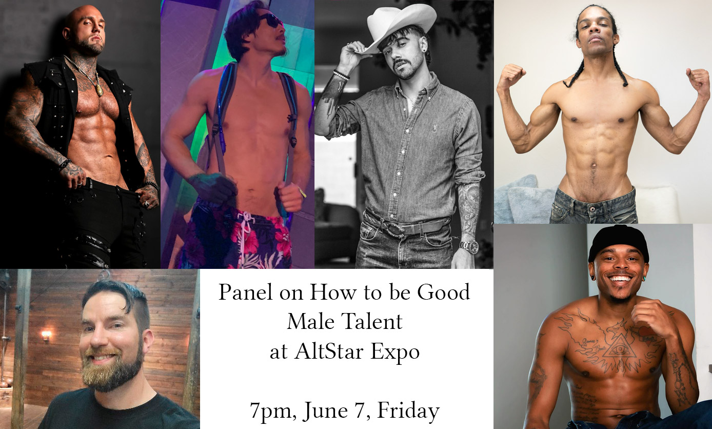 Panel: How To Be Good Male Talent with Musa Phoenix, Nade Nasty, Leo Vice,  Gunner Stone, AJ Fresh, and Chris Epic | AltPorn.net - alt.porn erotica