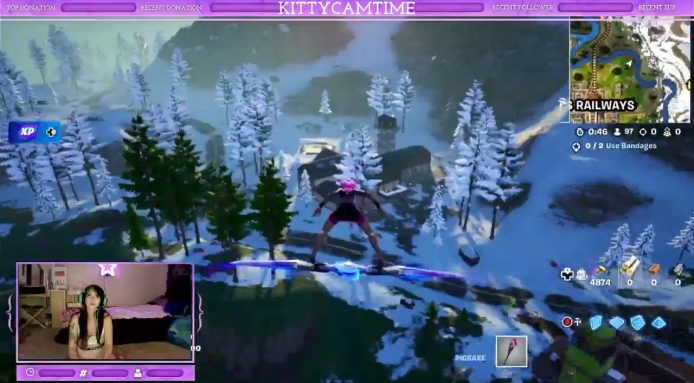 Kittycamtime Drops Into The World Of Fortnite