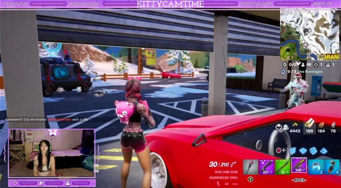 Kittycamtime Drops Into The World Of Fortnite