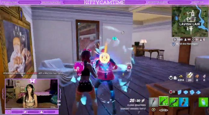 Kittycamtime Drops Into The World Of Fortnite