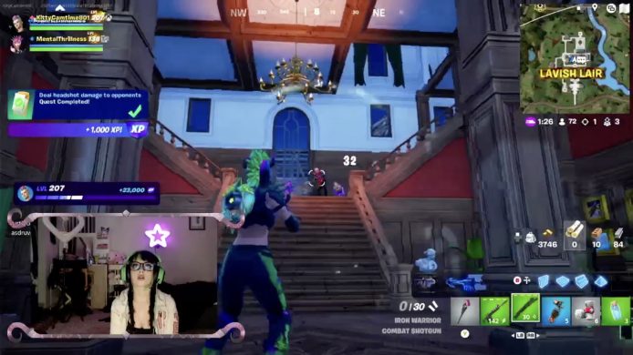 Kittycamtime Plays Fortnite