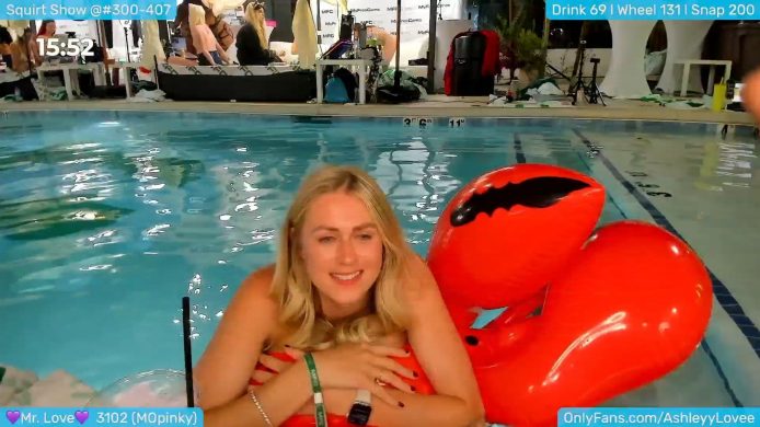 Splashy Fun In The MFC Social Pool With AshleyLove