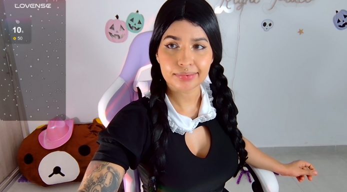 Daphne_kroft Is One Bootyfully Spooky Wednesday Addams