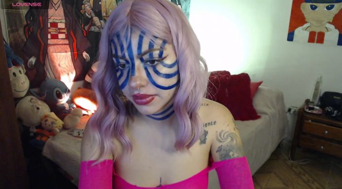 Karou_johanson1's Demonically Delightful Akaza Cosplay