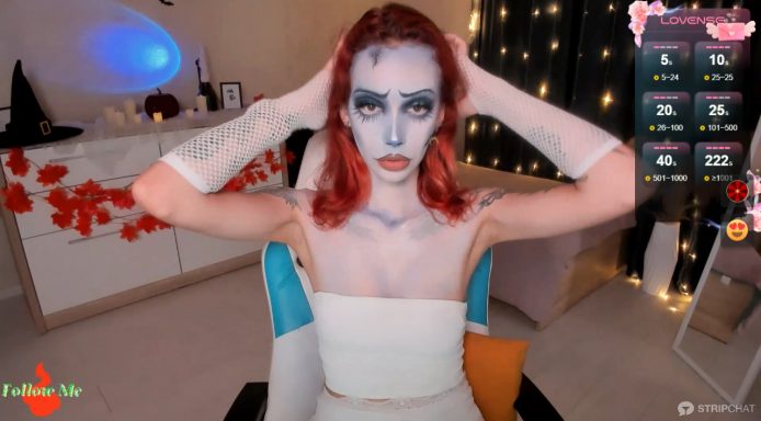 LeylaNoiry Is A Lovely Corpse Bride For Halloween