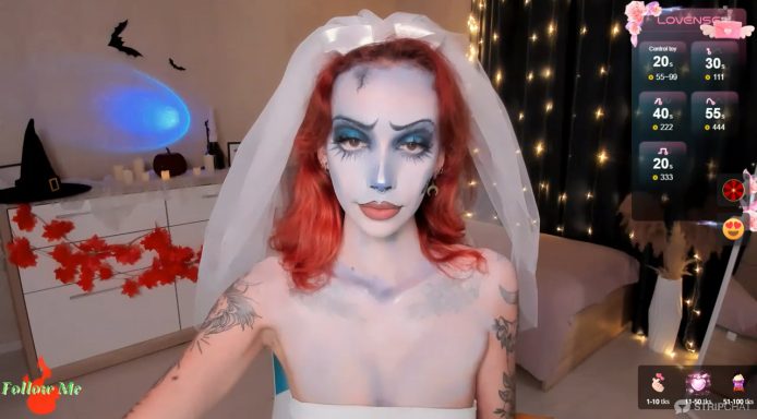 LeylaNoiry Is A Lovely Corpse Bride For Halloween