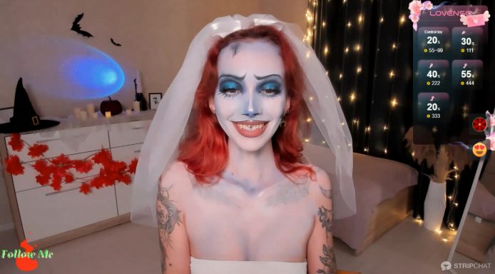 LeylaNoiry Is A Lovely Corpse Bride For Halloween