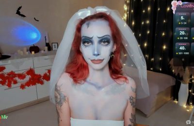 LeylaNoiry Is A Lovely Corpse Bride For Halloween