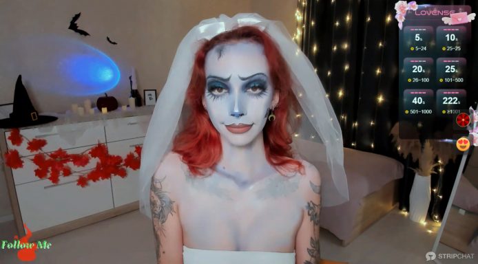 LeylaNoiry Is A Lovely Corpse Bride For Halloween