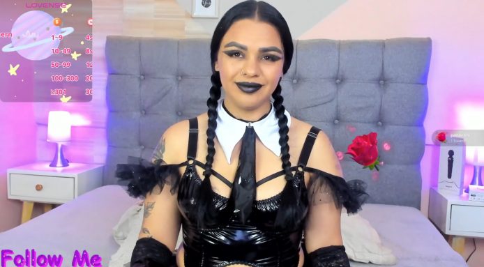 Firephoenixjs Shows Off Her Stunning Version Of Wednesday Addams