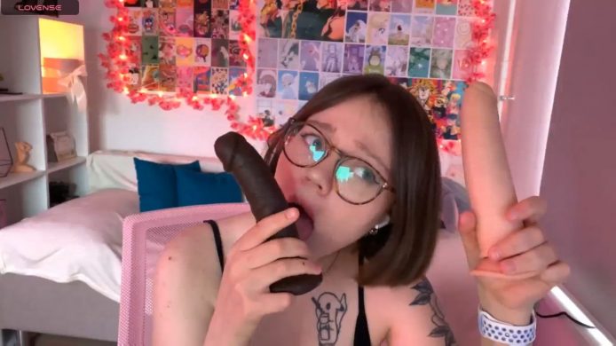 Milly_Saint Presents: A Double Dildo BJ Tease