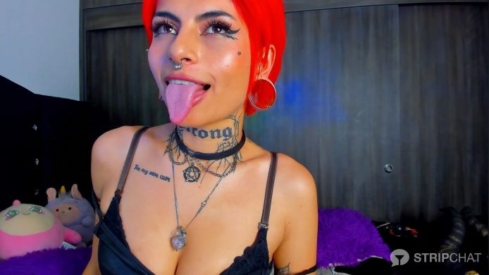 Sexy Tongue Play Starring Rainnbow_