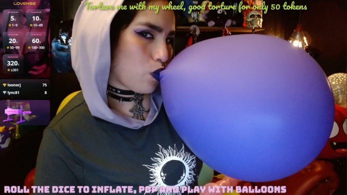 Kureiji_fetish Plays With Some Beautiful Balloons