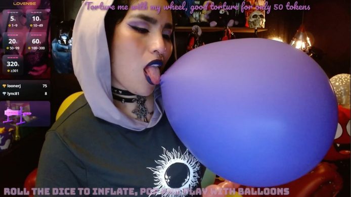 Kureiji_fetish Plays With Some Beautiful Balloons