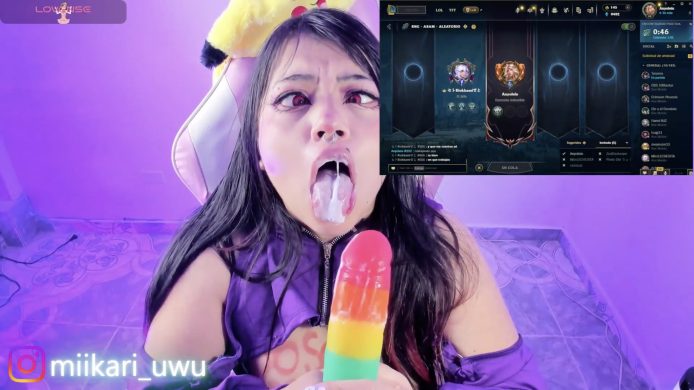 Ahri_elderwood’s Gengar Takes A LoL Break With A Dildo