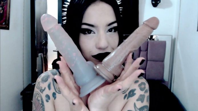 Double Dildo Playtime With Emearld_black