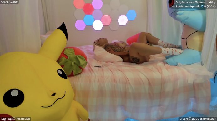 MermaidMiley Attempts A Squirt On Squirtle