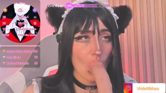 Violettbloss Is A Very Naughty Maid