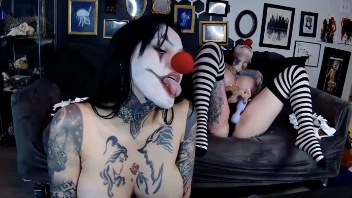 Part 2 Of Clowning Around With Darcy Diamond And Makayla Moon