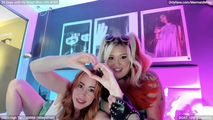 MermaidMiley And MsRedheadMILF Are Having A Private Time