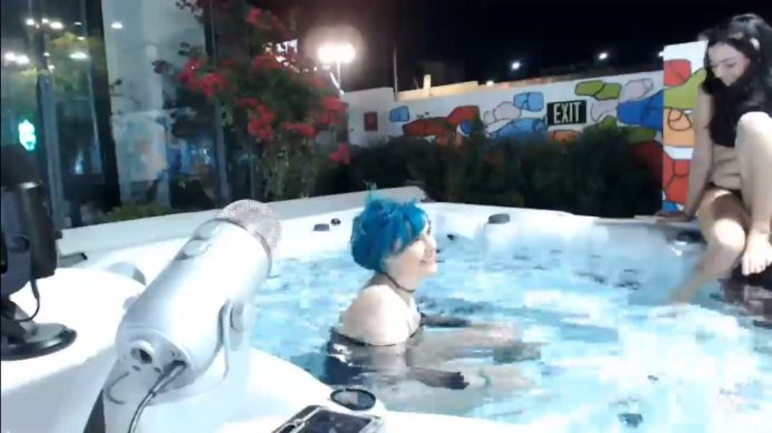 Splashy Fun In The MFC Social Hot Tub With PixieBrat