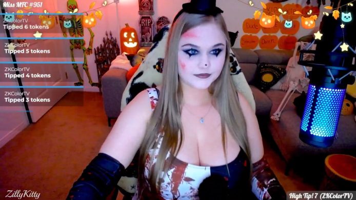 ZillyKitty's Terrifyingly Terrific Art The Clown Show