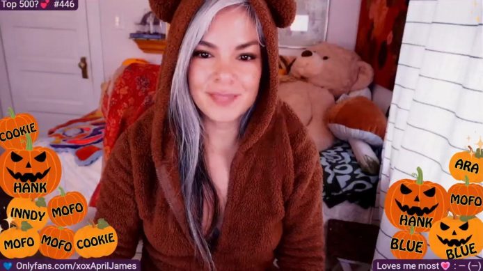 Cute Teddy AprilJames Spins Her Wheel Of Tricks And Treats